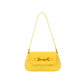 Latch Accent Glossy Leather Hand Bag