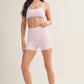 Ditsy Print Double Layered Sports Bra