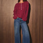 CABLE KNIT SWEATER TOP