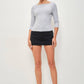 BELAIR STRIPED BOAT NECK TOP