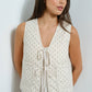 Polka Dot Quilted Vest
