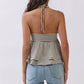 Stripe Halter Top