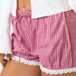 Gingham Lace Bloomer Shorts