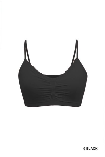 V Neck Lace Bralette