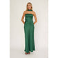 Halter Satin Maxi Dress