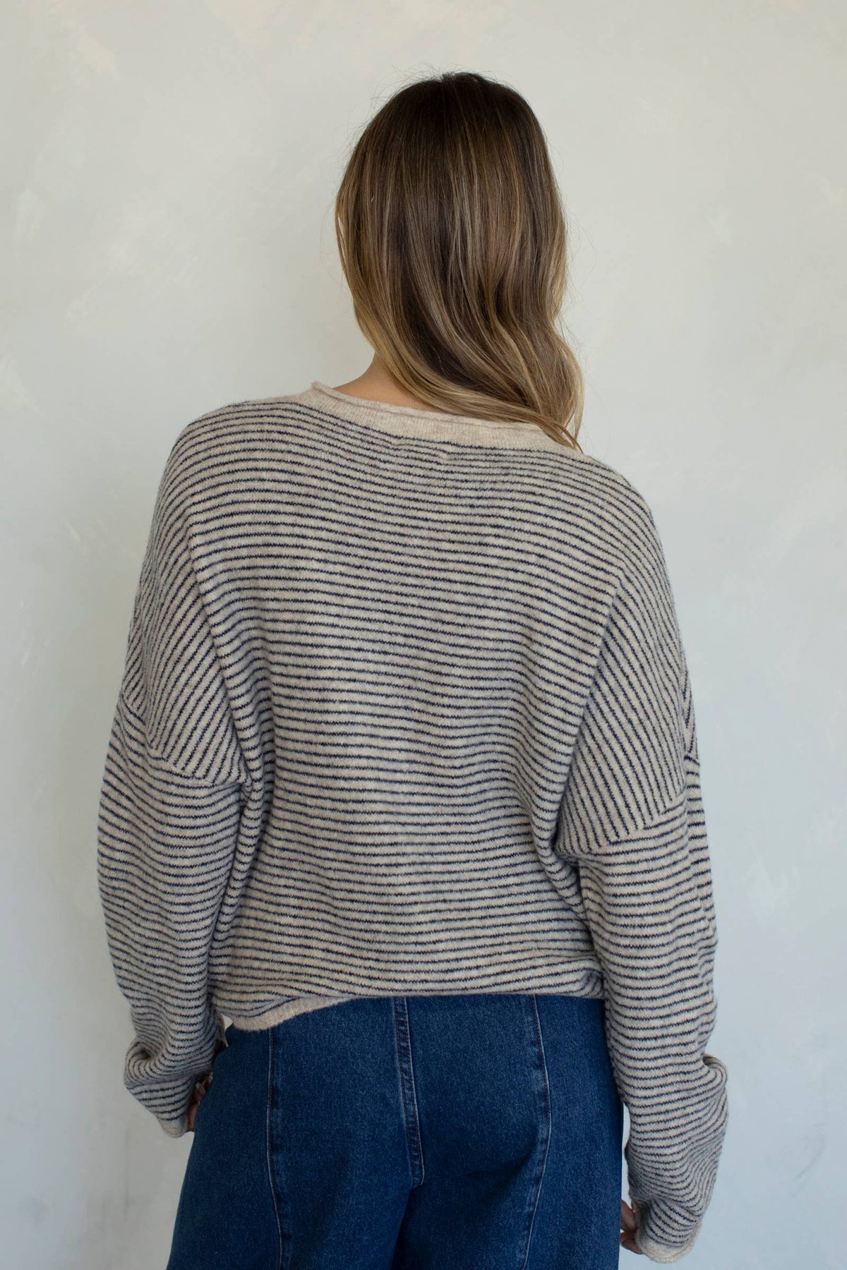 Piper Cardigan - Pin Striped