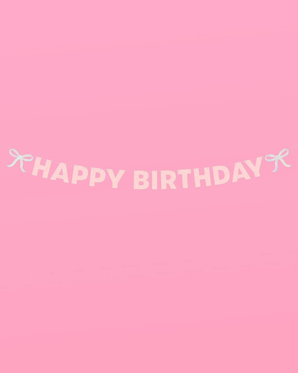 Birthday Bow Banner
