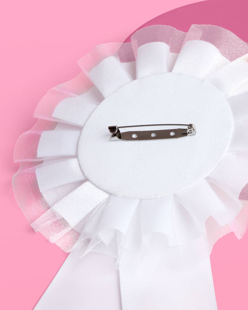 Bride Prize Ribbon | white, blue, bridal, glam