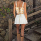 Scarlett White Skort