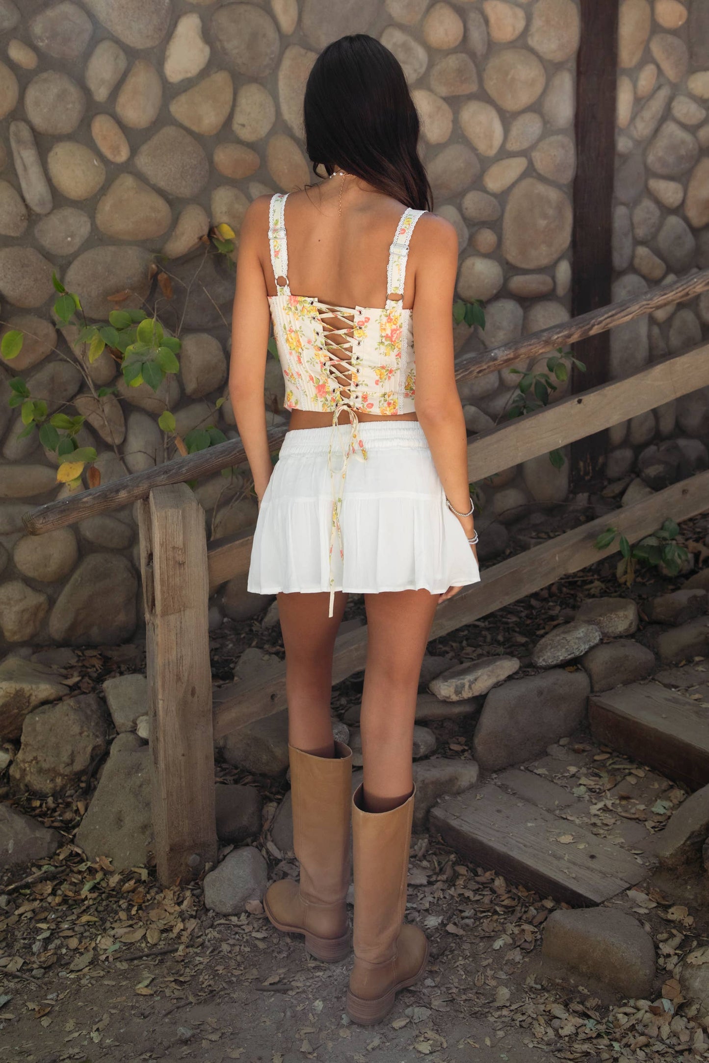 Scarlett White Skort