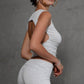 Open Back Sleeveless Crop Top