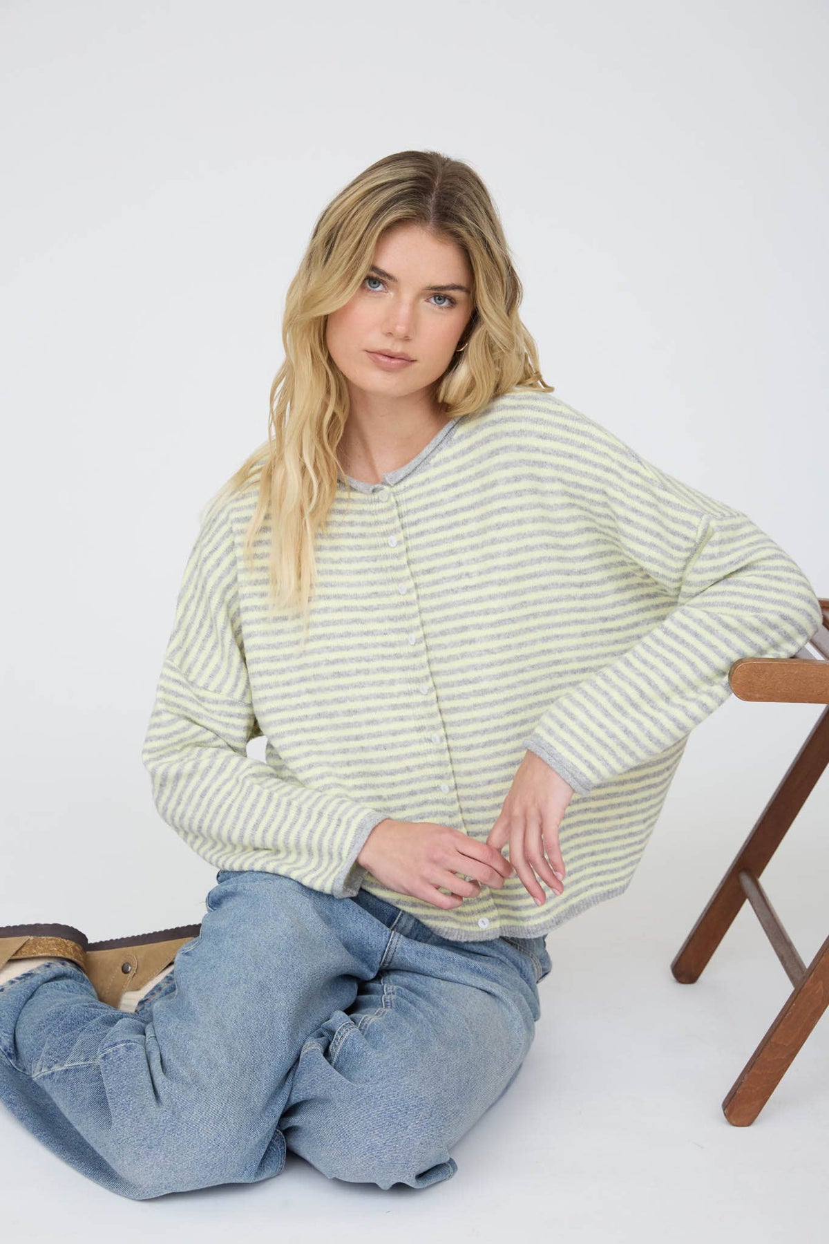 Sadie Striped Cardigan