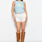 Flower Embroidery Tank