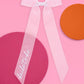 Bride To Be Embroidered Bow