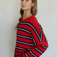 Piper Cardigan - Varsity Stripe