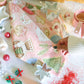 Christmas cookies for Santa cotton tea towel