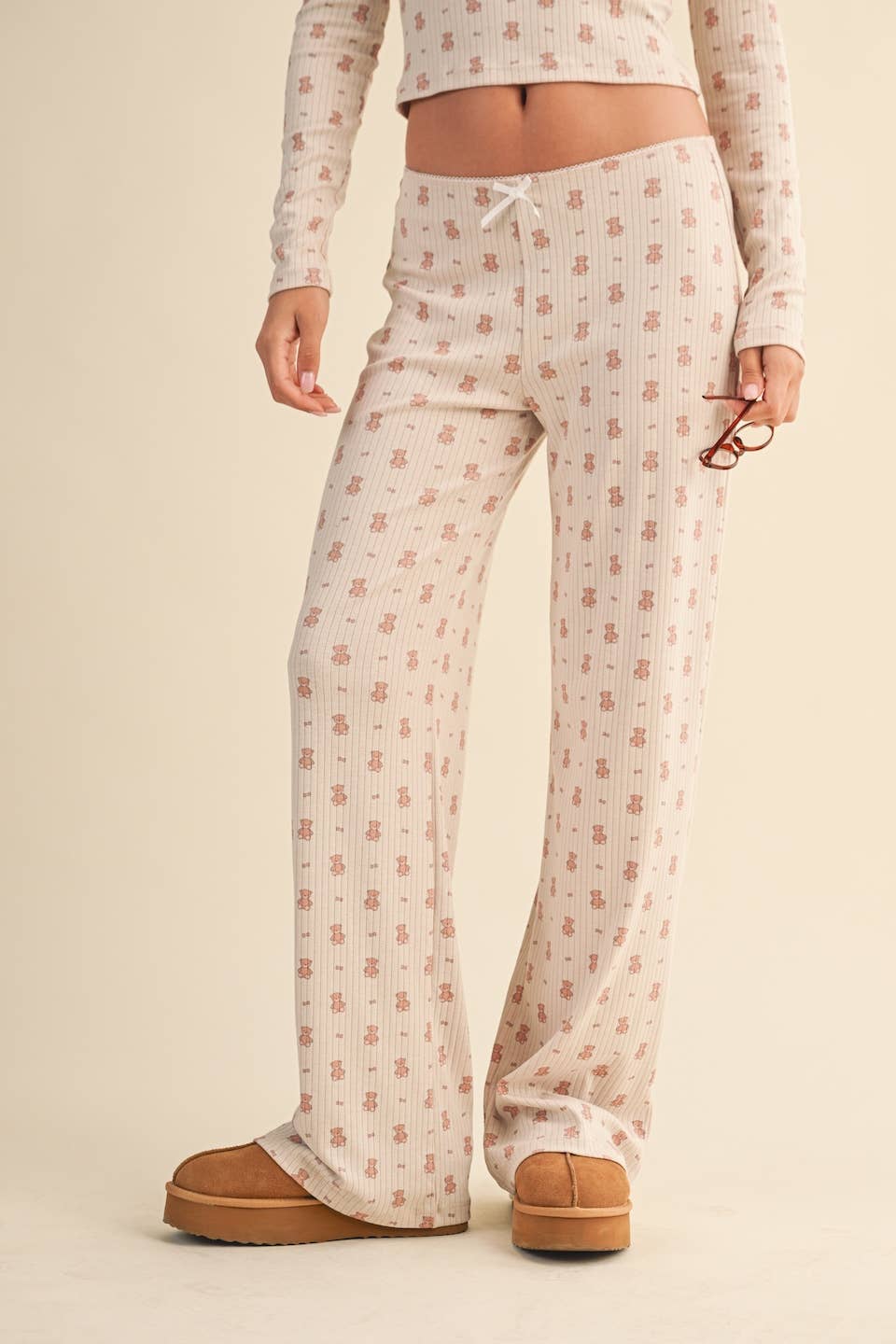 Teddy Bear Print Top