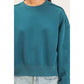 Star Patch Sleeve Sweatshirt