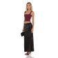 Sequin Maxi Skirt in Black