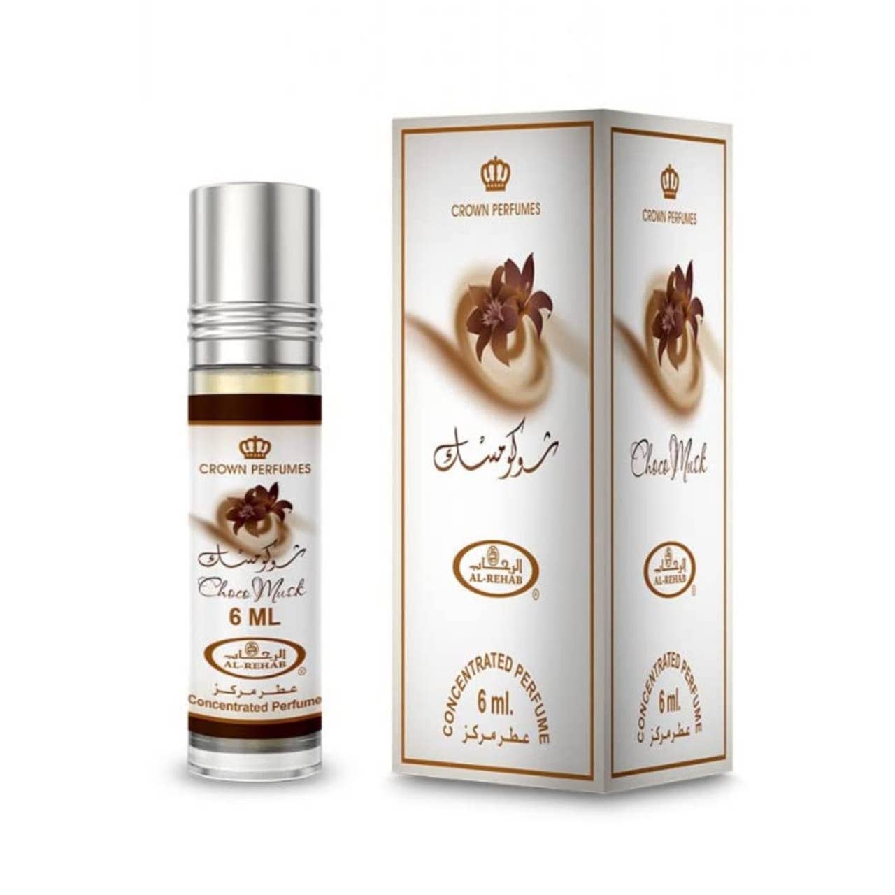 Al Rehab Choco Musk Concentrated Perfume Oil Roll On 6 ml