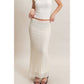 Textured Maxi Skirt