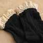 Pointelle Lace Trim Socks
