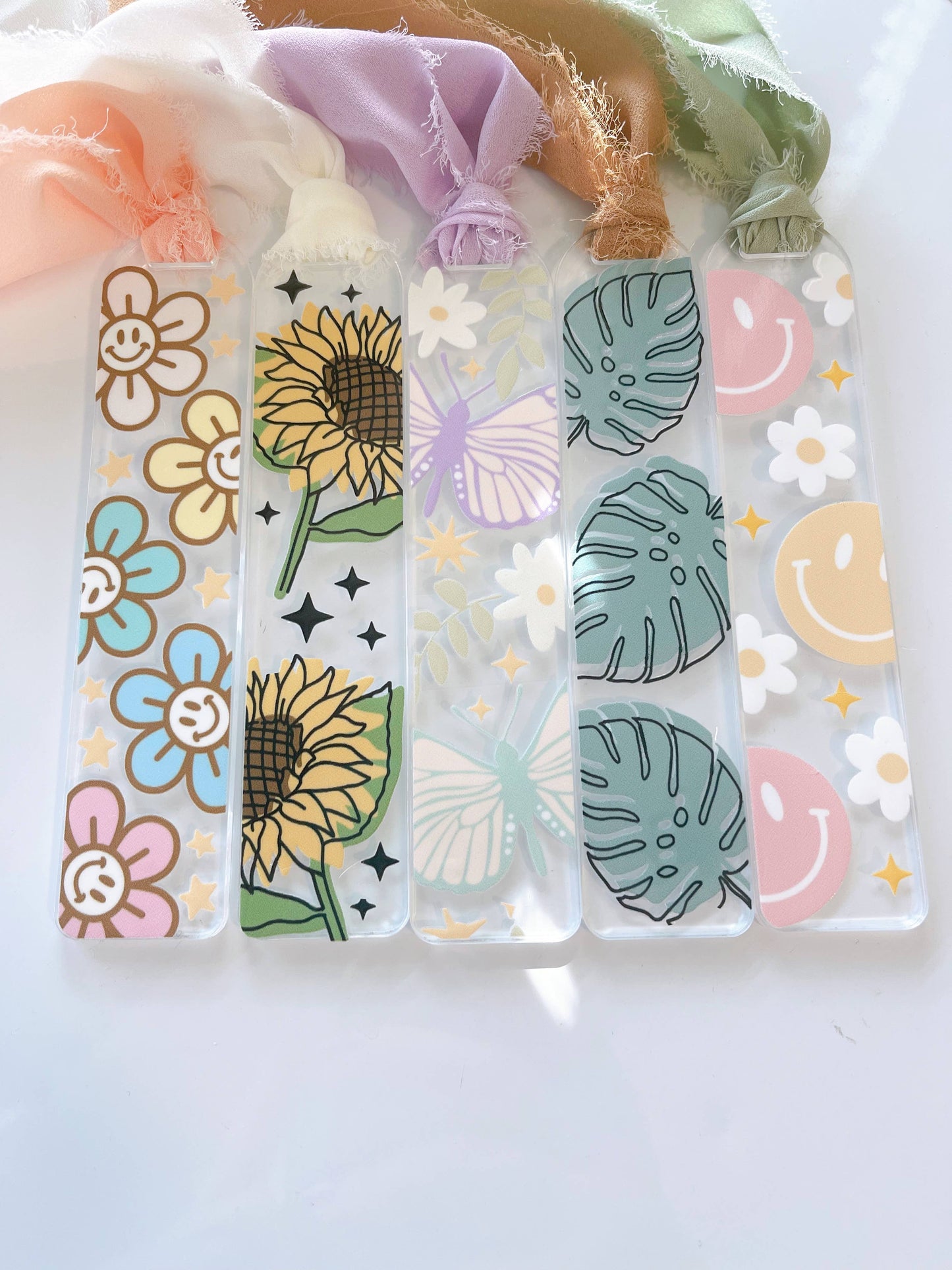 Acrylic Bookmarks- Monstera