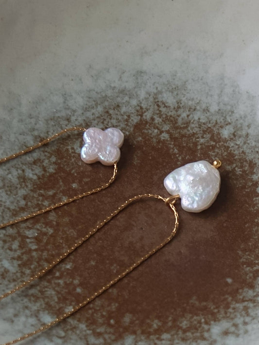 18K Gold Non-Tarnish Freshwater Necklace