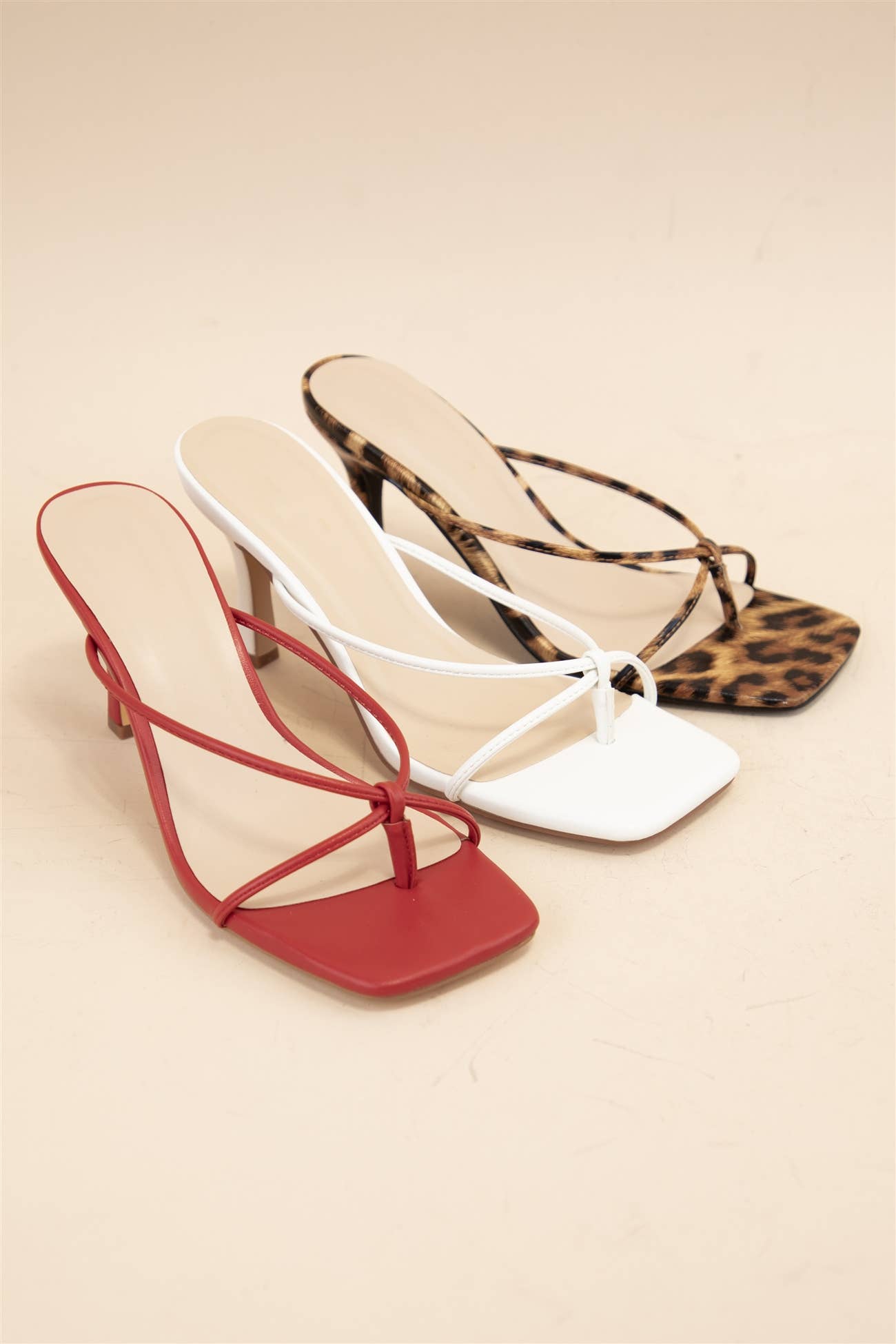 Thin Strap Kitten Heels
