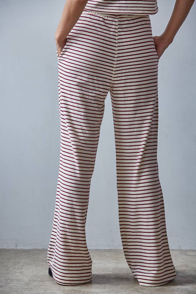 Striped Flare Pants