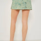 Green Mini Sequin Skirt