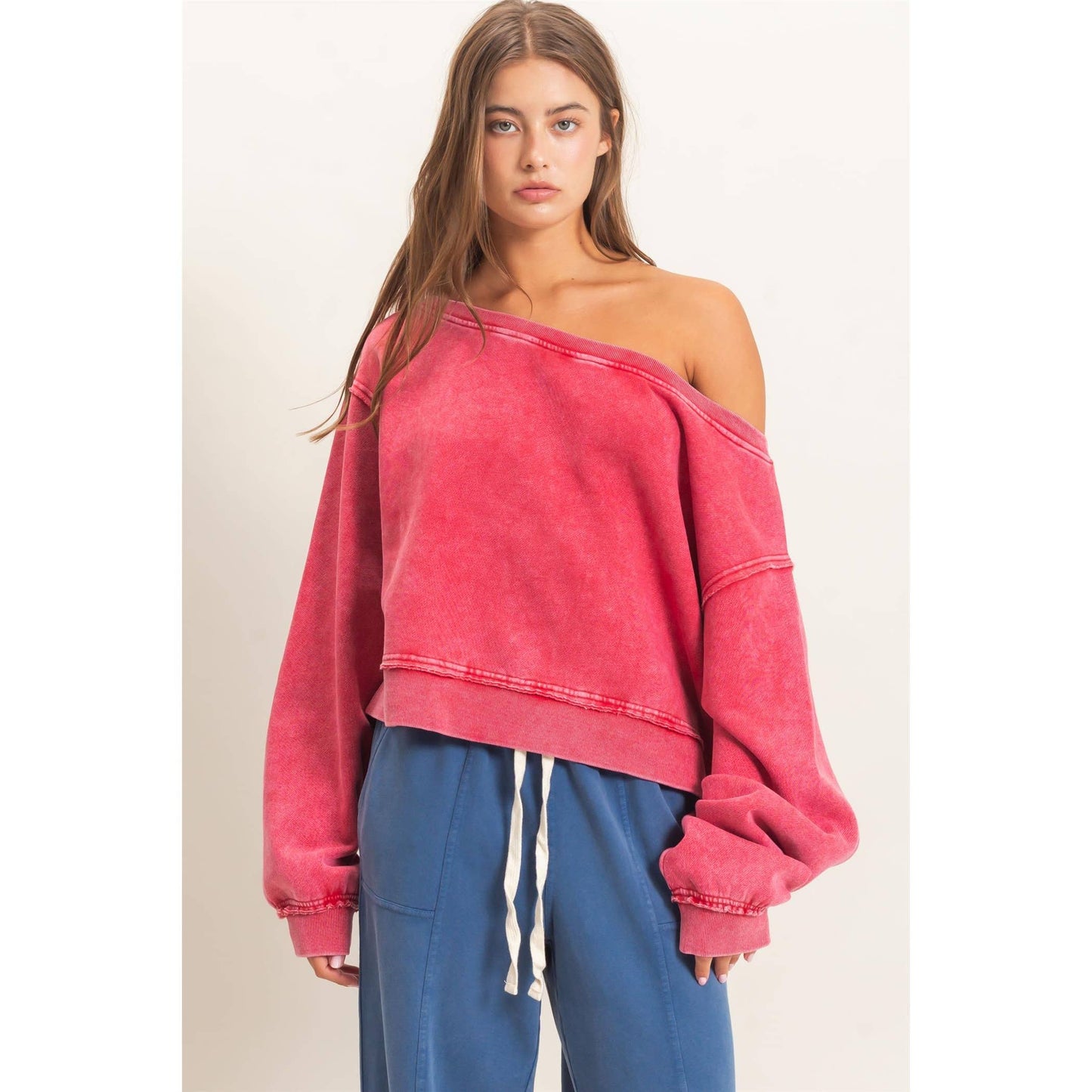 Off The Shoulder Sweatshirt