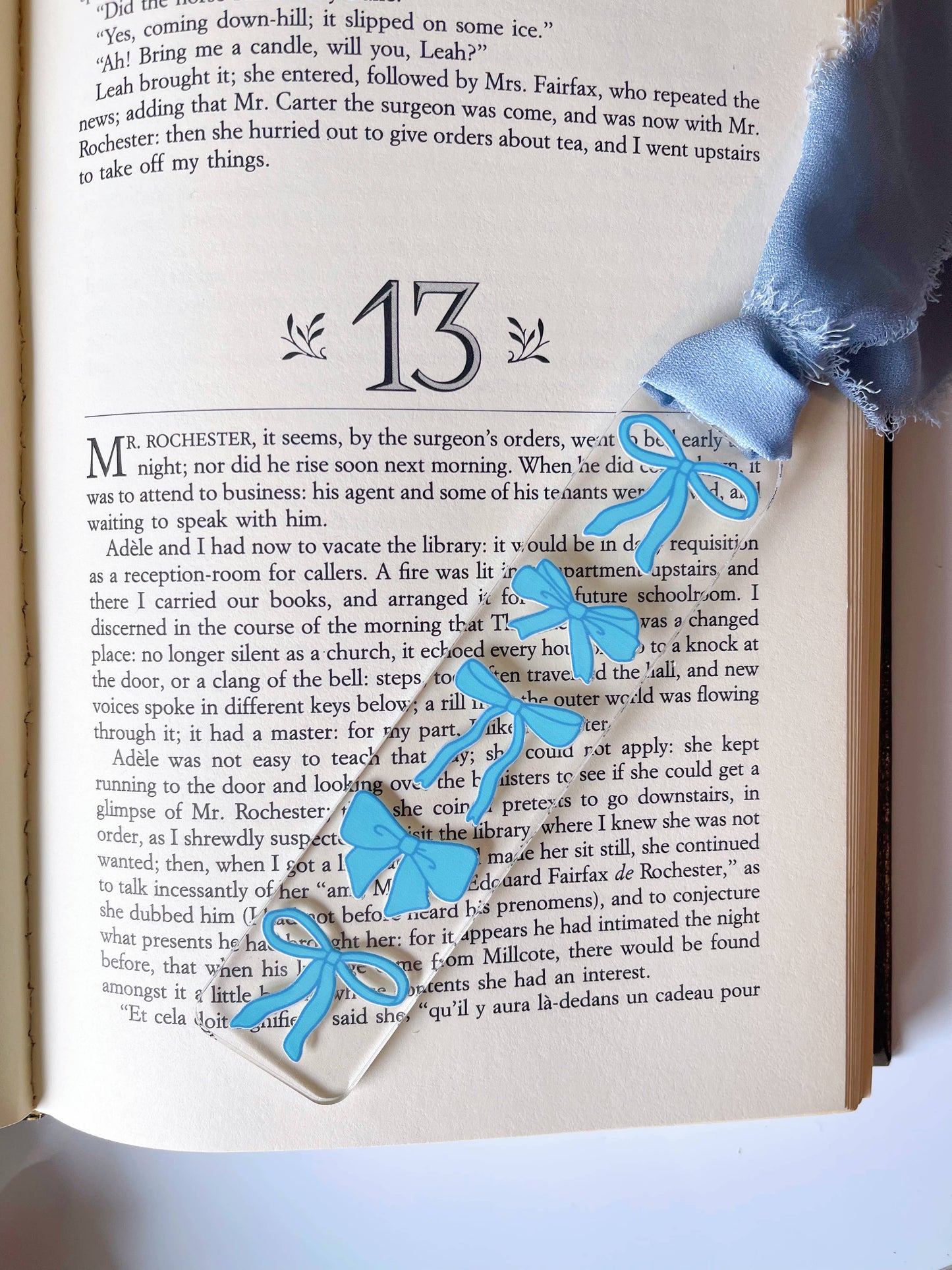 Acrylic Bow Bookmark