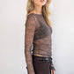 Sheer Lace Long Sleeve Top