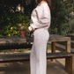 Emory Lightweight Fleece Wide Leg Pants