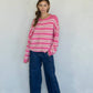 Piper Cardigan - Varsity Stripe