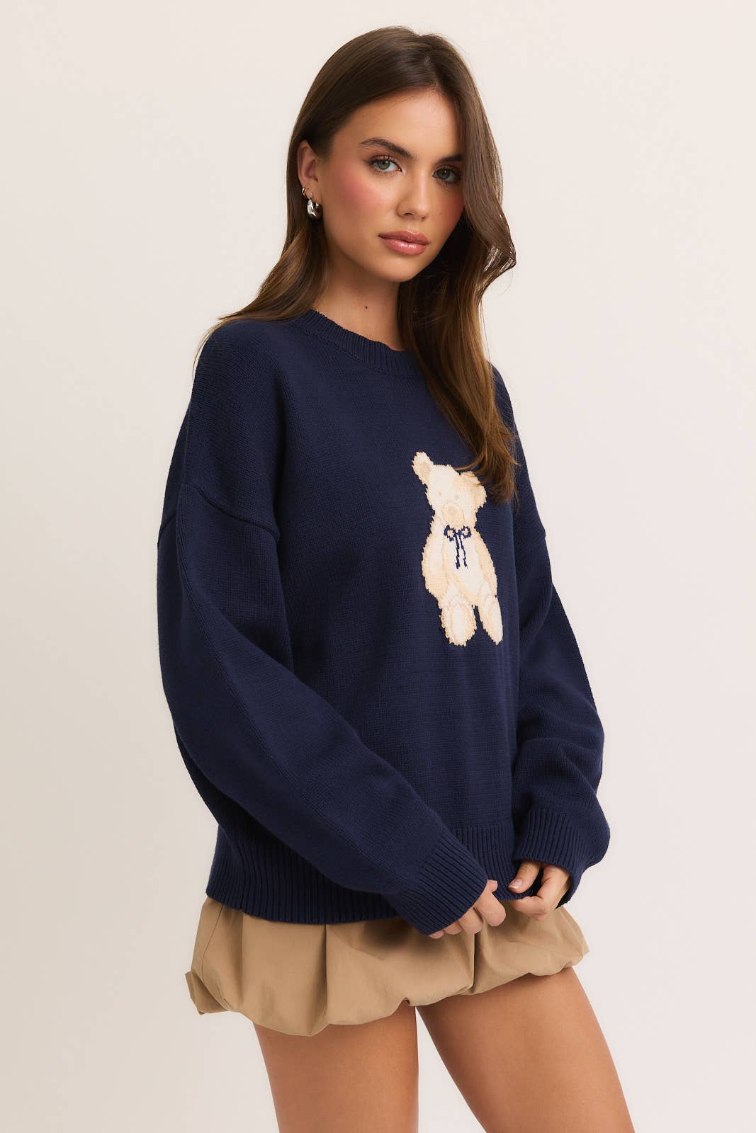 White Teddy Bear Crew