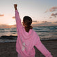 Lottie Pink Bikini Beaded Ocean Hoodie