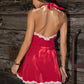 Polka Dot Lace Mini Dress