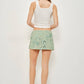 Green Mini Sequin Skirt