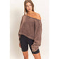 Off The Shoulder Sweatshirt