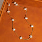 Ida 18K Non-Tarnish Petite Pearl Necklace