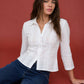 Collared White Button Up