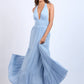 Halter Blue Maxi