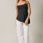 Polka Dot Asymmetrical Top