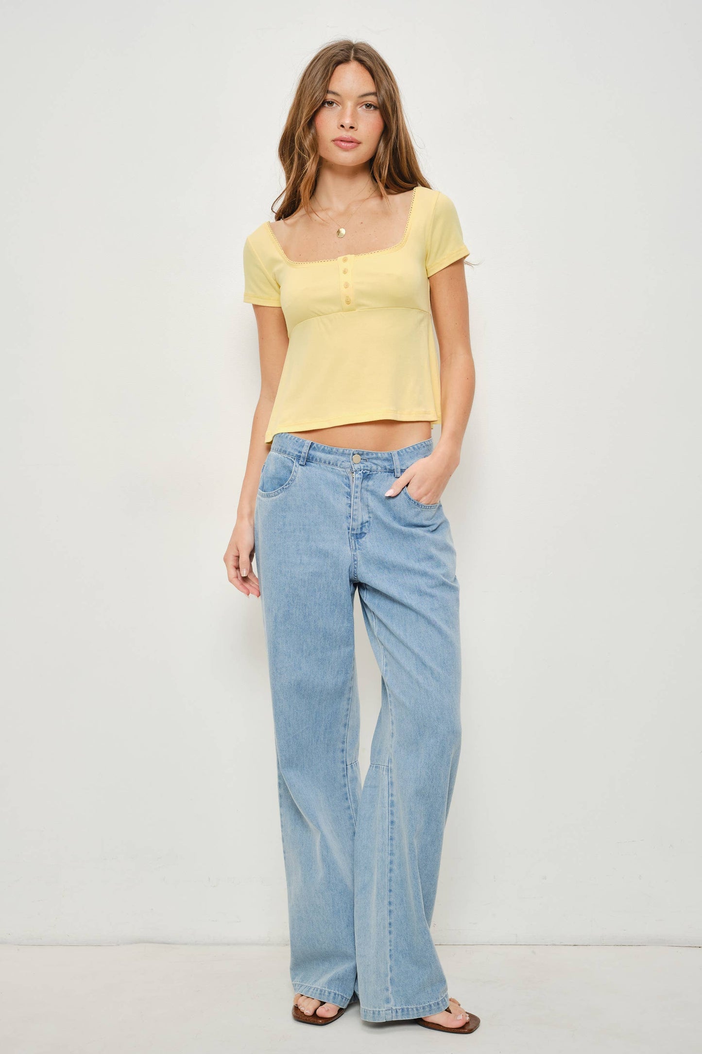Rose Baby Doll Top