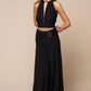 Golden Buckle Maxi Skirt