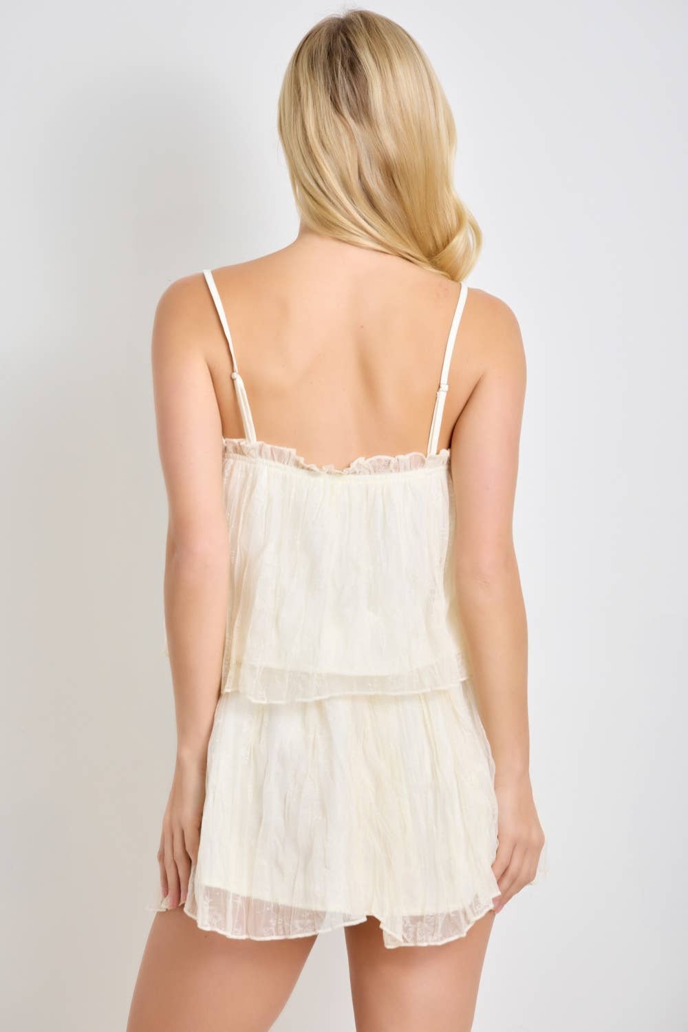 Lace Ruffle Top