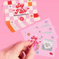 Bachelorette Dare Scratch Off Game, Bridal Shower Gift, Favors