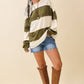 Contrast Panel Long Sleeve Slouchy